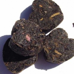 Pu erh Rose Heart Tea 4 Hearts